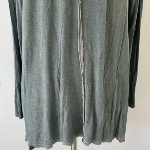 Soft Surroundings Gray Tunic Top Long Sleeve Jersey Women Size Medium Layering - Picture 3 of 5